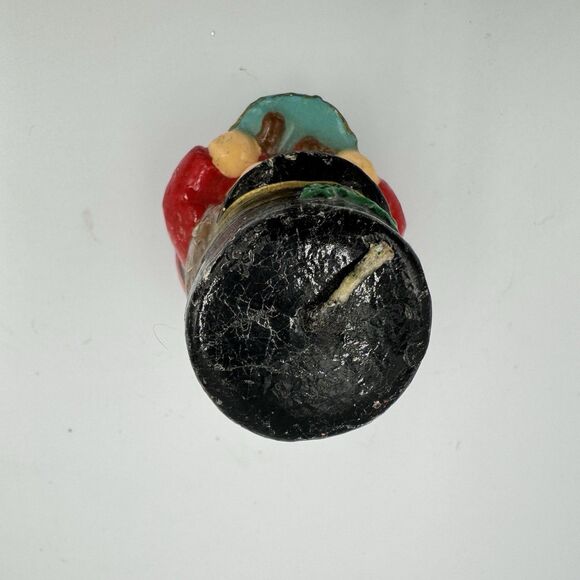 Vintage Christmas Toy Soldier Candle 3" Drummer Drums - Picture 2 of 4